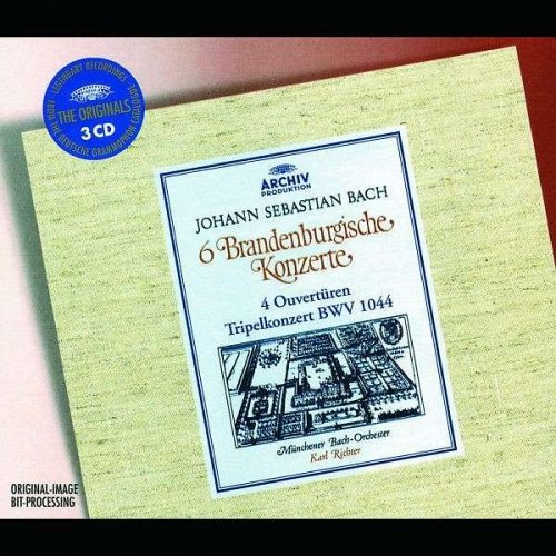 BACH: 6 Brandenburg Concertos. Richter 3 CD